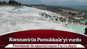 Koronavirüs Pamukkale’yi vurdu