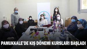 Pamukkake'de kış dönemi kursları başladı