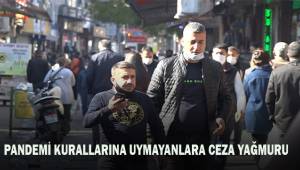 Pandemi kurallarına uymayan 83 kişiye 94 bin 950 TL ceza