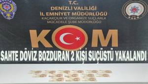Sahte döviz bozduran 2 şüpheli suçüstü yakalandı