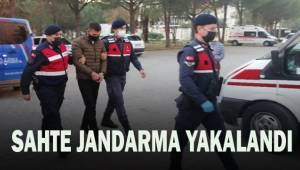 Sahte jandarma yakalandı