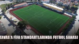 Tavas'a FİFA standartlarında futbol sahası
