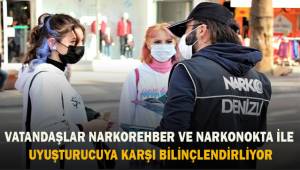 Vatandaşlar Narkorehber ve Narkonokta ile uyuşturucuya karşı bilinçlendiriliyor