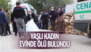 Yaşlı kadın evde ölü bulundu