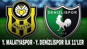 Yeni Malatyaspor - Denizlispor: Muhtemel 11'ler