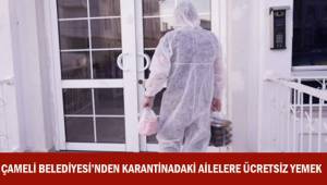Çameli Belediyesinden karantinadaki ailelere ücretsiz yemek