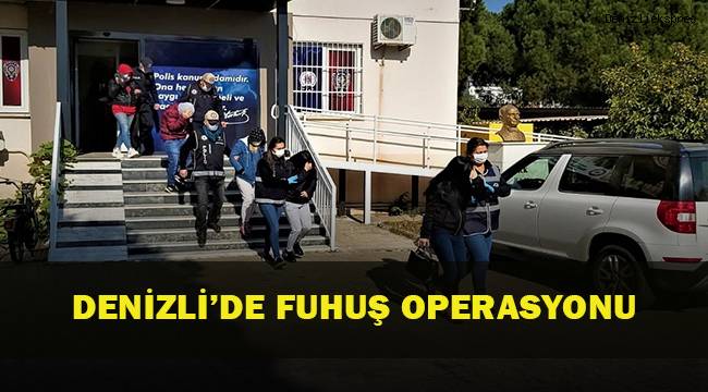 Denizli'de fuhuş operasyonu