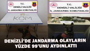 Denizli’de jandarma olayların yüzde 99’unu aydınlattı