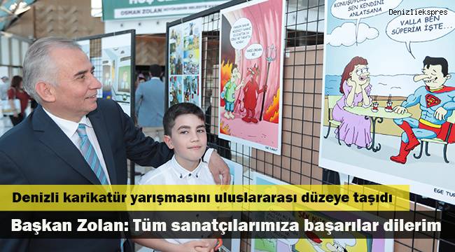 Denizli karikatür yarışmasını uluslararası düzeye taşıdı