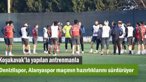Denizlispor, Alanyaspor maçının hazırlıklarını sürdürüyor