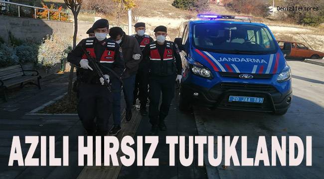 Divanın altından çıkan azılı hırsız tutuklandı