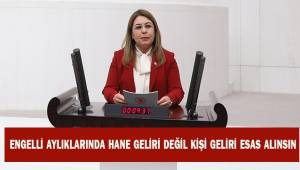 Karaca; Engelli aylıklarında hane geliri değil, kişi geliri hesaplansın