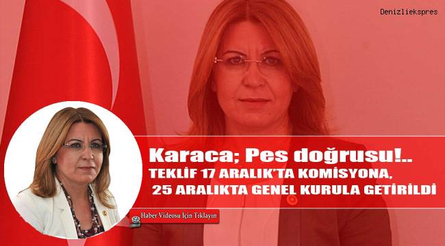 KARACA; SİVİL TOPLUMUN MAL VARLIĞINA ÇÖKME, DERNEKLERİN SESİNİ KISMA TEKLİFİNE CHP'DEN İTİRAZ
