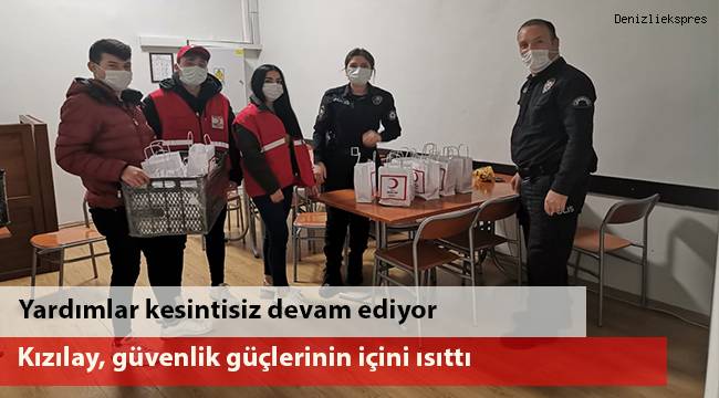 Kızılay, güvenlik güçlerinin içini ısıttı