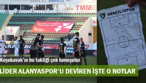 Koşukavak’tan çok konuşulacak yazılı taktik notları