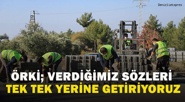 Pamukkale’nin mahallelerinde kilit parke taşı döşeme atağı sürüyor