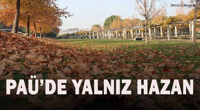 PAÜ'de yalnız hazan