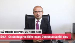 Prof. Dr. Necip Atar, TÜBA-Üstün Başarılı Bilim İnsanı Ödülünün Sahibi Oldu