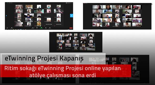 Ritim Sokağı eTwinning Projesi Online Yapılan Atölye Çalışması Sona Erdi