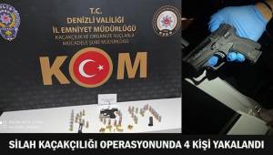 Silah kaçakçılığı operasyonunda 4 şahıs yakalandı