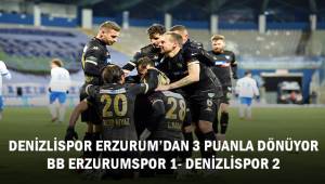 Süper Lig: BB Erzurumspor: 1 - Y. Denizlispor: 2 (Maç sonucu)
