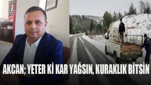 Çal'da sabah başlayan kar yağışı kısa sürede esarete neden oldu