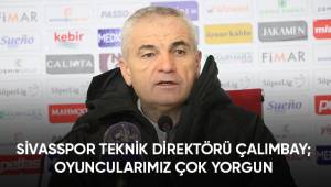 Çalımbay; Oyuncularımız çok yorgun