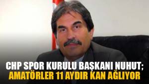 CHP Spor Kurulu Başkanı Nuhut, amatörler 11 aydır kan ağlıyor