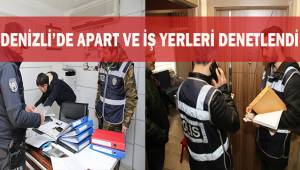 Denizli’de 252 işyeri denetlenerek, 758 şahsın GBT ve HES Kodu sorgulaması yapıldı