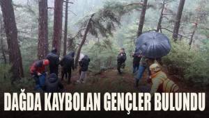 Denizli'de dağda kaybolan gençler bulundu