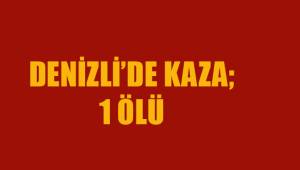 Denizli'de kaza; 1 ölü
