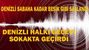 Denizli güne 20 depremle uyandı