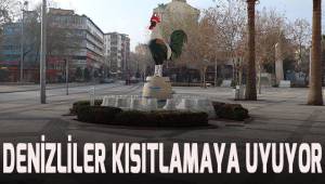 Denizlililer kısıtlamalara uymaya devam ediyor