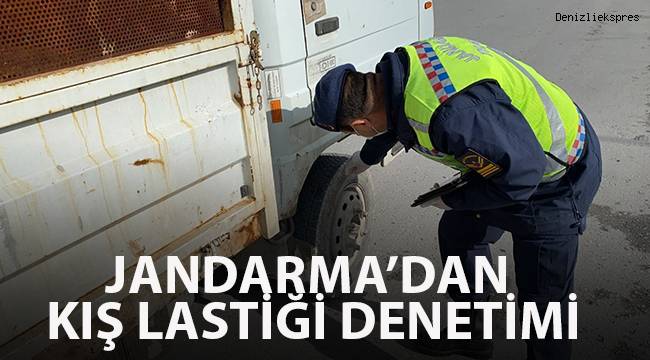 JANDARMA’DAN KIŞ LASTİĞİ DENETİMİ
