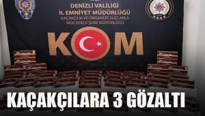 Kaçakçılara yönelik 3 ayrı operasyon: 3 gözaltı