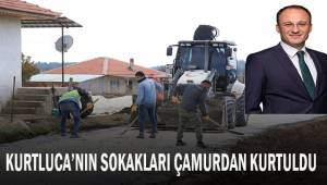 Kurtluca'nın sokakları çamurdan kurtuldu