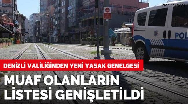 Sokağa çıkma kısıtlamasından muaf olanlar yeniden belirlendi
