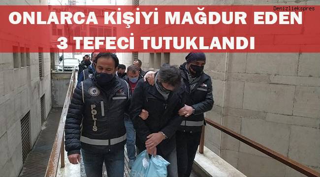 Vatandaşları açık senet ile dolandıran tefecilere operasyon: 3 tutuklu