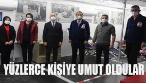 Yüzlerce kişiye umut oldular