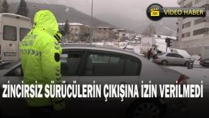 Zincirsiz sürücülerin çıkışına izin verilmedi