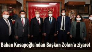 Bakan Kasapoğlu'ndan Başkan Zolan'a ziyaret