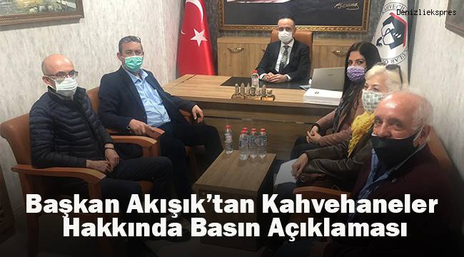 Başkan Akışıktan Kahvehaneler Hakkında Basın Açıklaması