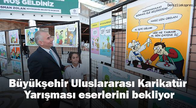 Büyükşehir Uluslararası Karikatür Yarışması eserlerini bekliyor
