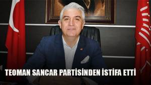 CHP Denizli Milletvekili Teoman Sancar, partisinden istifa ettiğini duyurdu