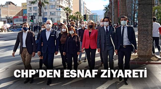 CHP esnafları ziyaret etti
