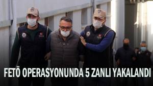 FETÖ operasyonunda yakalanan 5 zanlı adliyede
