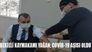 Kaymakam İrem Baha Yağan covid-19 aşısı oldu.
