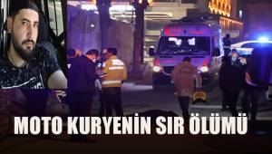 Kazadan sonra kaybolan moto kurye 1 saat sonra 1 kilometre ileride ölü bulundu