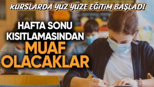 Öğrenciler ile görevliler sokağa çıkma kısıtlamasından muaf tutulacak