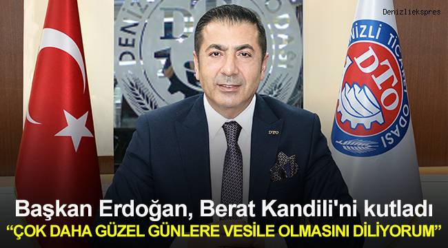 Başkan Erdoğan, Berat Kandili'ni kutladı